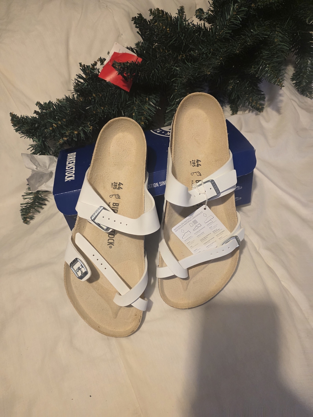 White Birkenstock Mayari Sandals